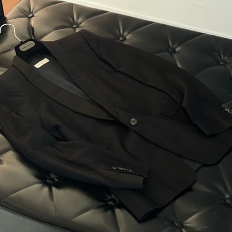 dries van noten shawl collar silk tuxedo jacket