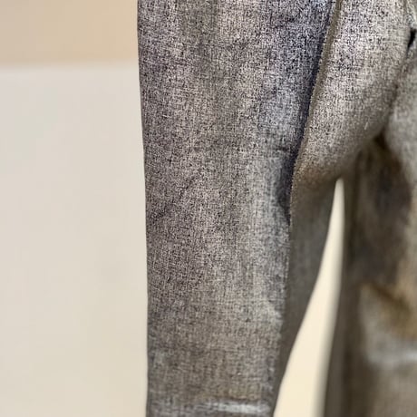 新品 paul smith 2016ss linen "箔" summer suit gray beige