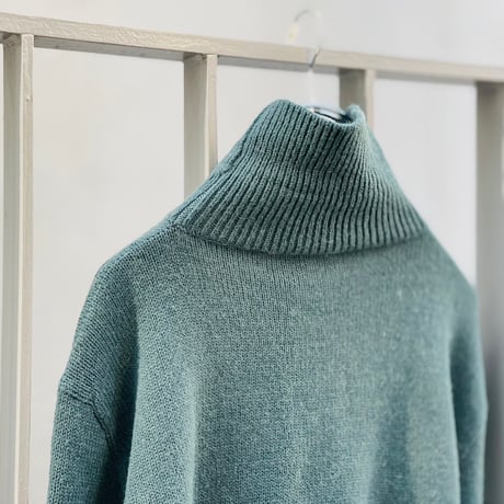 gucci alpaca green knit