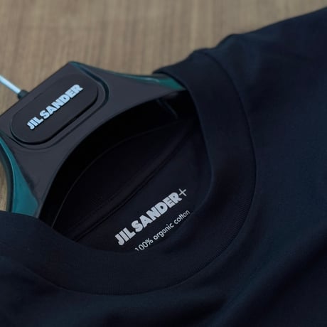 新品 jilsander organic cotton logo tops