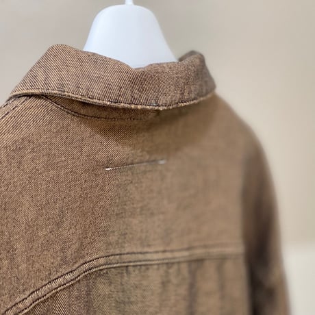 新品 mm6 maison margiela 2020aw reversible denim jacket 40