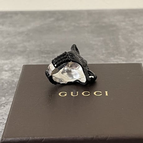 新品 gucci 2021ss wolf ring