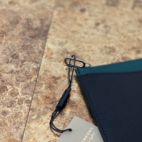 新品 burberry 2020ss leather clutch bag