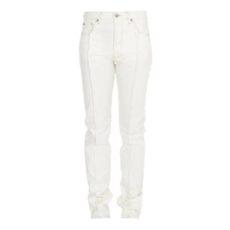 新品 maison margiela "再構築" denim pants white