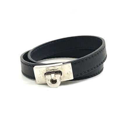 未使用 salvatore ferragamo 2019ss leather bracelet #1