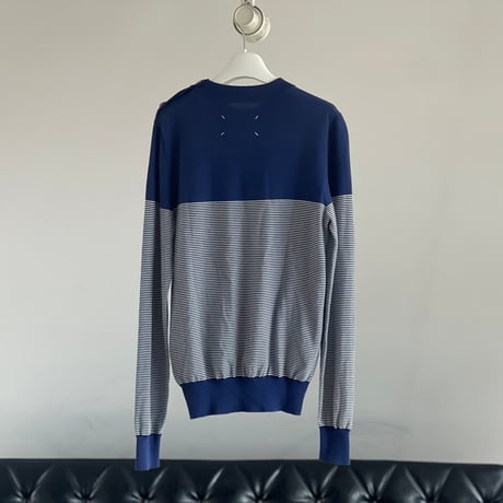 maison margiela shoulder button knit