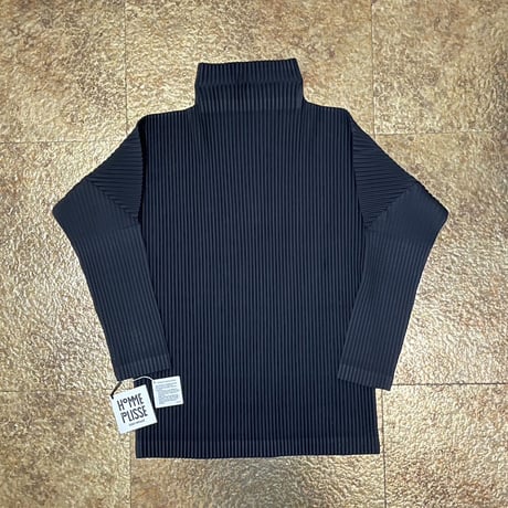 新品 homme plisse issey miyake 2022aw pleats high neck sweater