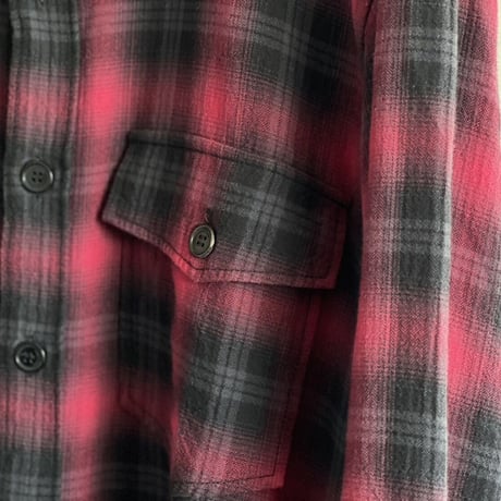 saintlaurent paris ombre check shirt