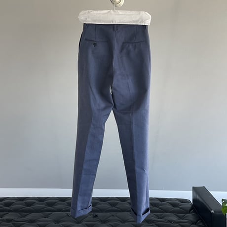 maison margiela tack mohair boots cut purple trousers 40