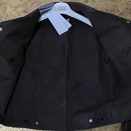 新品 maison margiela 2021aw leather jacket 46