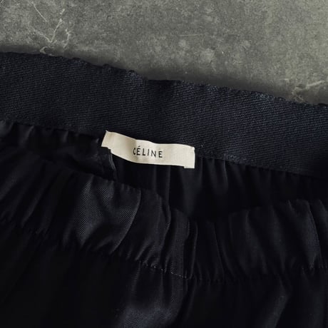 celine 2017ss eazy tack wide trousers