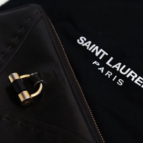 saint laurent leather wallet