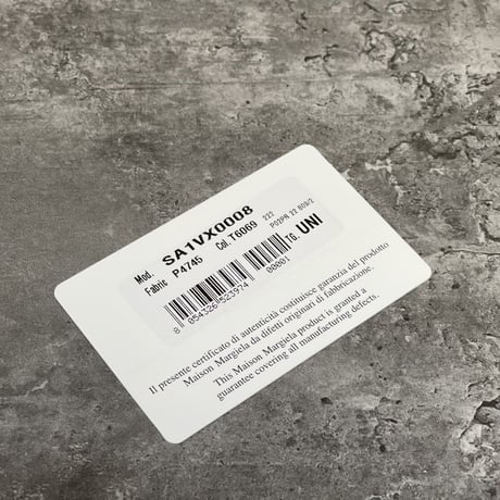 新品 maison margiela 2022aw fragment leather wallet