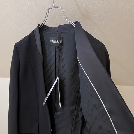 新品 karl lagerfeld 2020aw no collar jacket 44