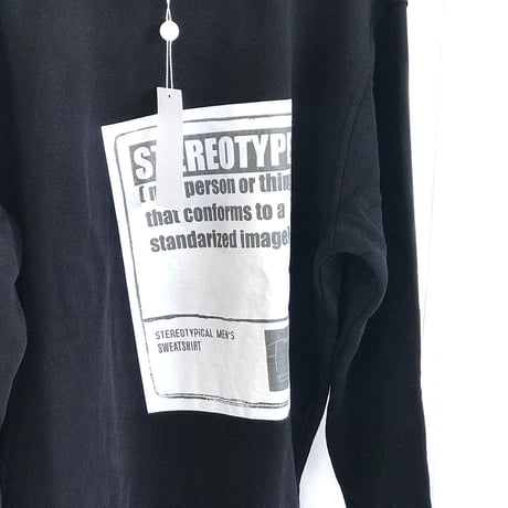 新品 maison margiela stereo type sweat black 54
