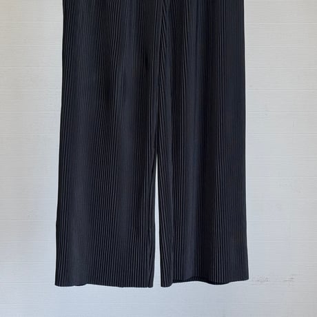 factory sample pleats shirt + pants black