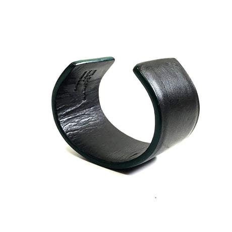 jilsander navy leather bracelet