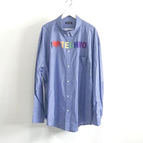 新品 balenciaga 2019ss over size shirt 39
