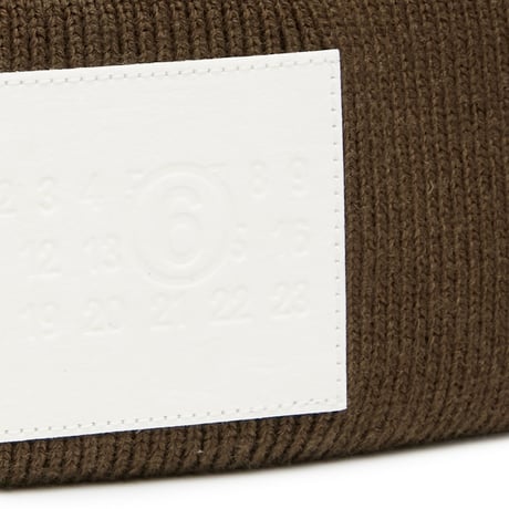 新品 mm6 maison margiela 2024aw logo beanie