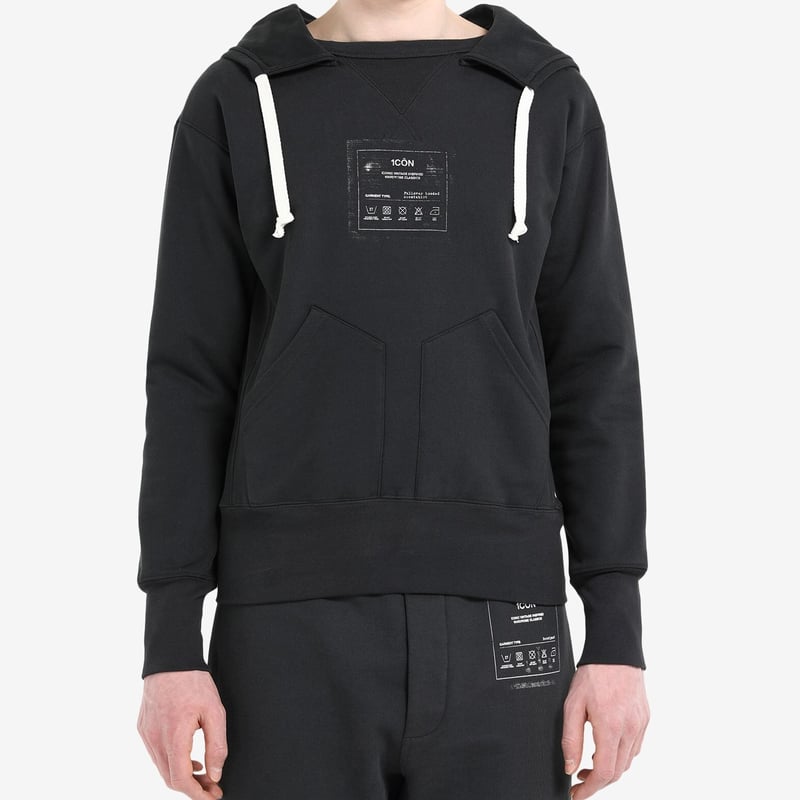 新品 maison margiela 1CON logo hoodie 48 | requality