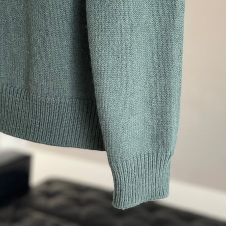 gucci alpaca green knit