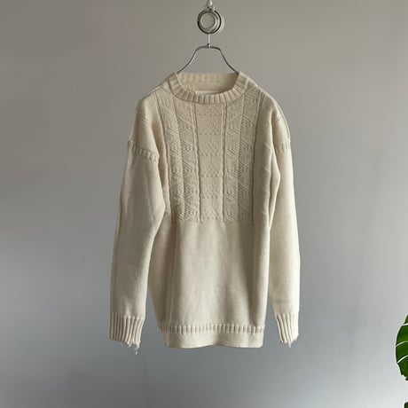 新品 maison margiela 2022aw "白タグ" aran knit M
