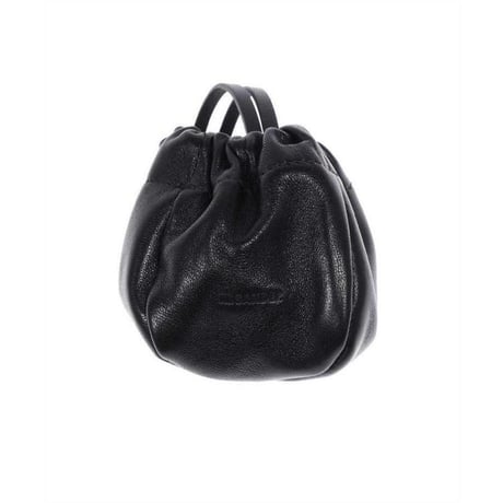 新品 jilsander leather logo pouch