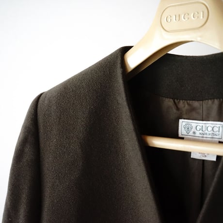 Gucci no collar coat