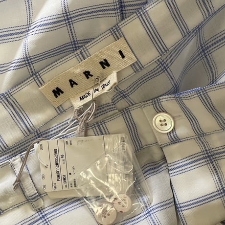 新品 marni 2021ss easy wide pants