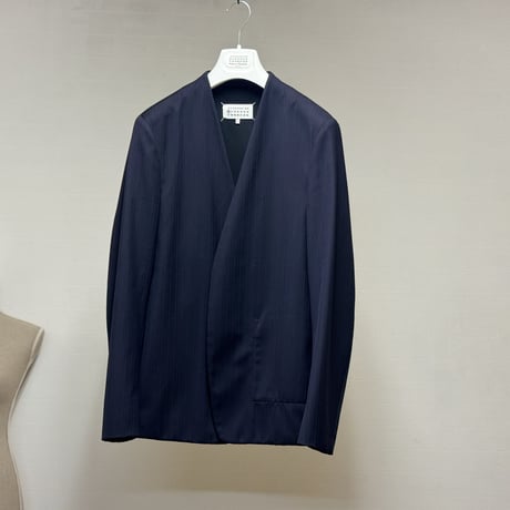 maison margiela collar less jacket