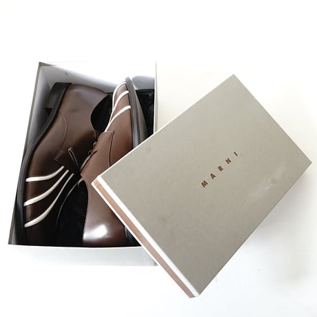 新品 marni 2018aw leather shose 44