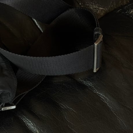 prada nylon logo shoulder bag black #4