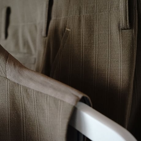 vintage  three‐piece  stripe set up suit