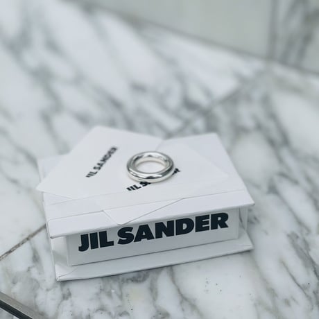 新品 jilsander silver ring 14号