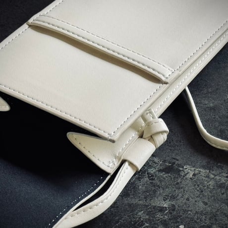 新品 celine leather shoulder pouch