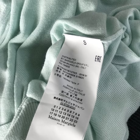 maison margiela 2019ss knit shirt