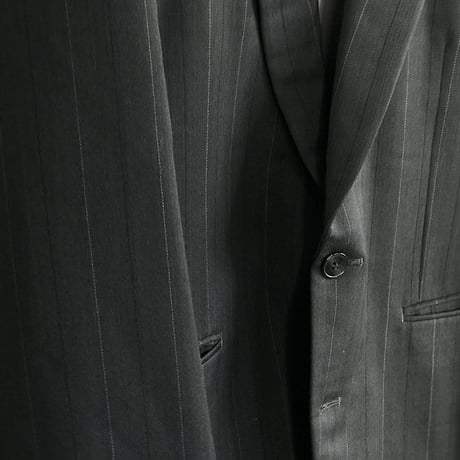 christian dior stripe set up suit