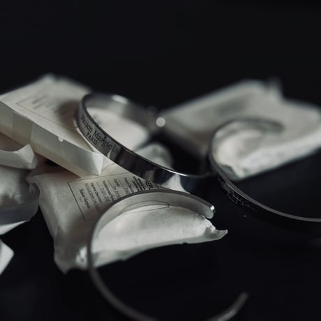 【special price】maison margiela sliver logo bracelet + soap