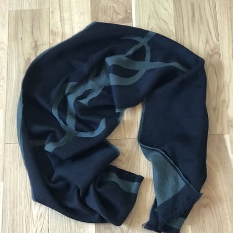 Yves Saint Laurent YSL logo muffler