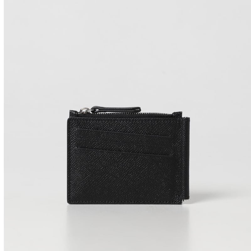 新品 maison margiela money clip leather wallet |