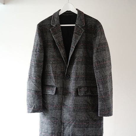 vintage  glen check  Chesterfield coat