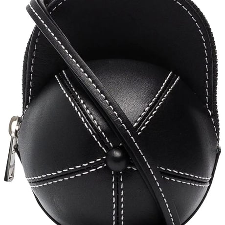 新品 jw anderson leather cap bag black