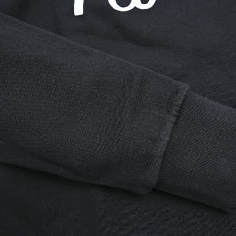 新品 maison kitsune logo sweat black L