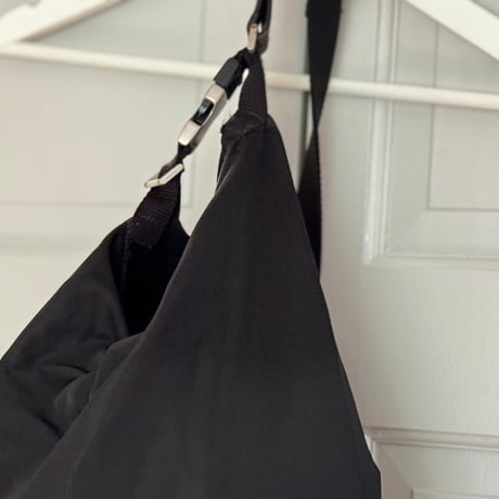 prada nylon logo one shoulder bag