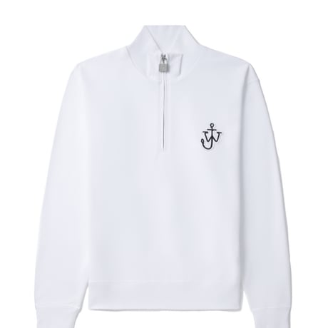 新品 jw anderson half zip sweat