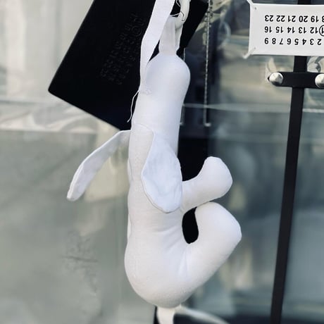 新品 mm6 maison margiela 2019aw paded dog key ring