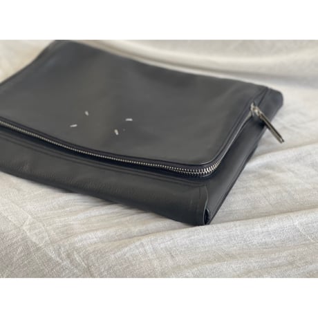maison margiela large size leather clutch bag