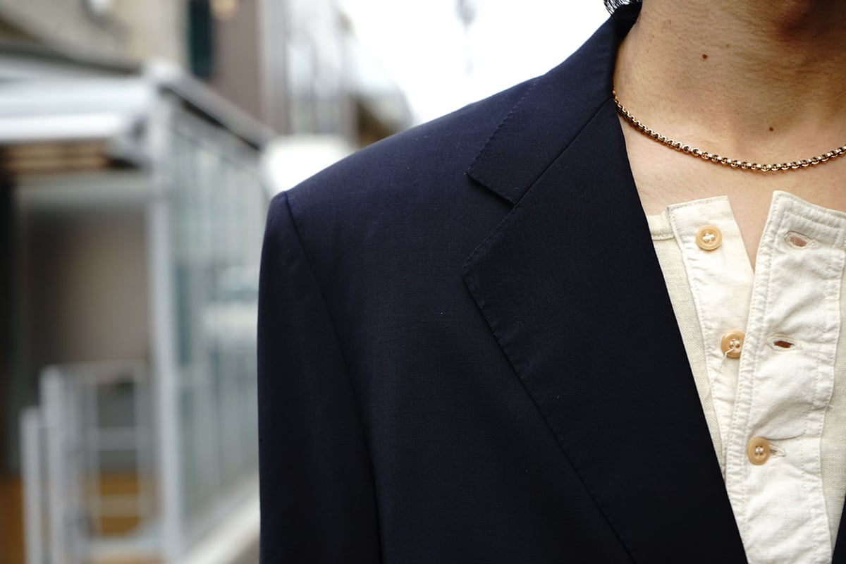 CELINE HOMME tailored jacket navy | requality
