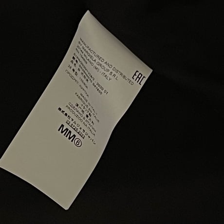 新品 mm6 maison margiela 2020ss over size jacket 38
