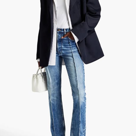 maison margiela "再構築" fade-out denim pants